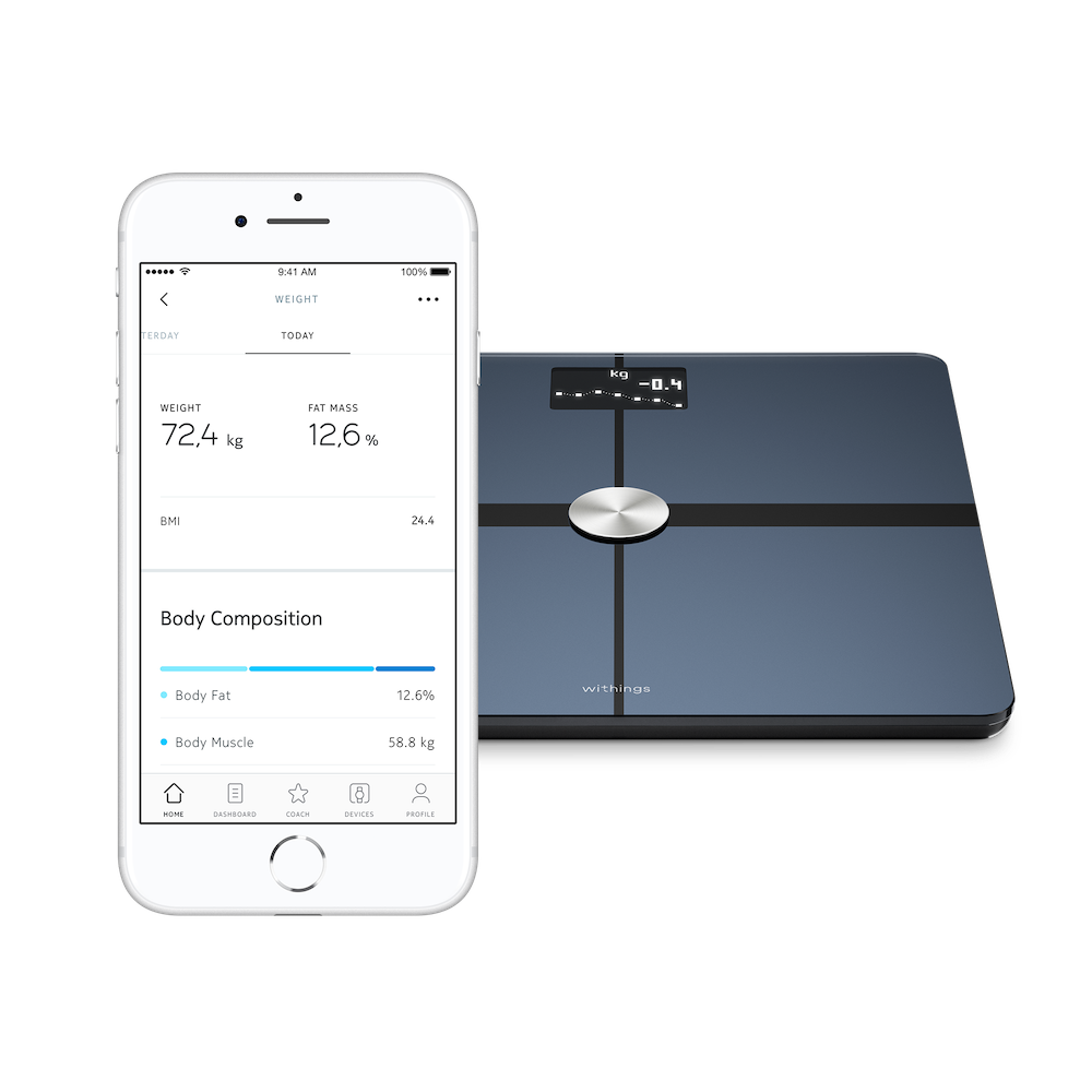 Withings Body+ Full Body Composition WiFi Scale - Black