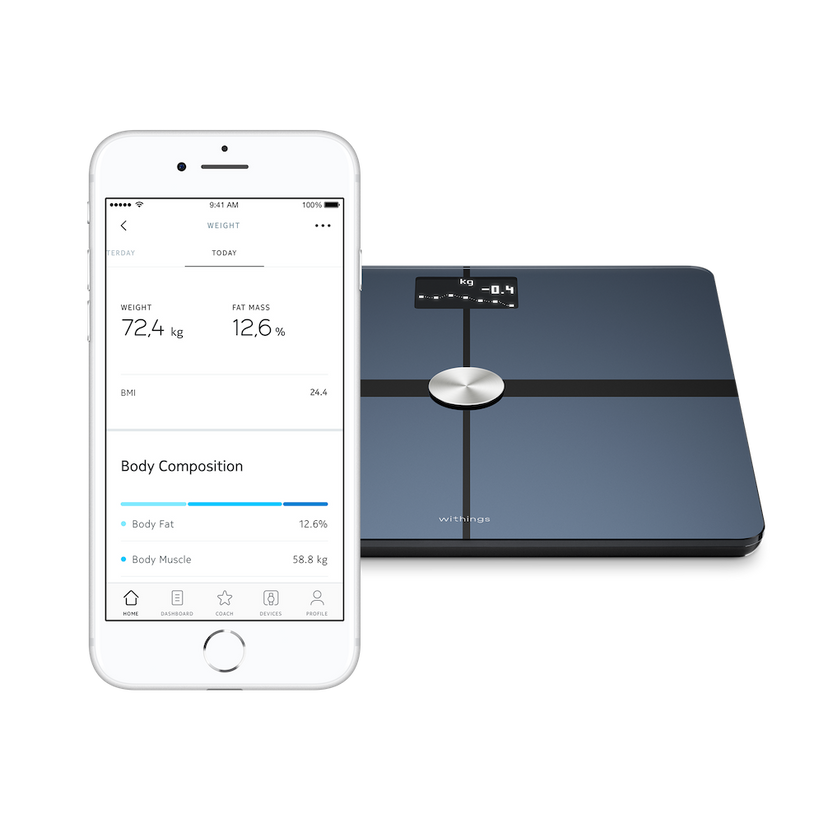 Withings Body+ Full Body Composition WiFi Scale - Black