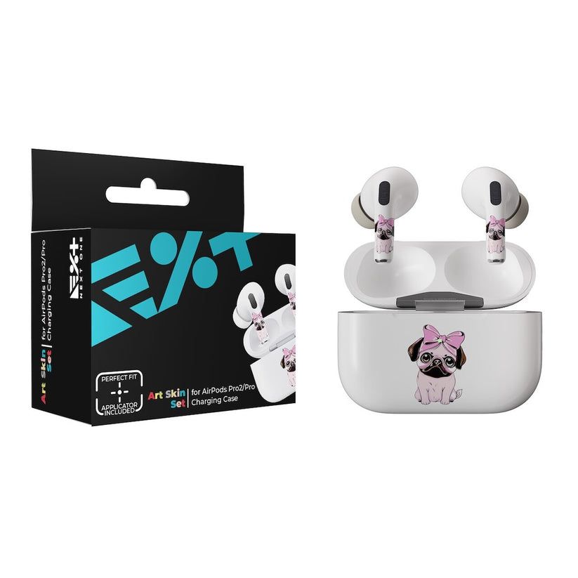 Next One ArtSkin naljepnica za Airpods Pro 1. i 2. generacije - Pink Pug - iSTYLE.hr