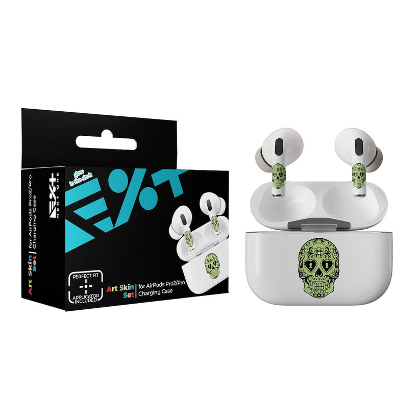 Next One ArtSkin naljepnica za Airpods Pro 1. i 2. generacije - Glowing Skull - iSTYLE.hr