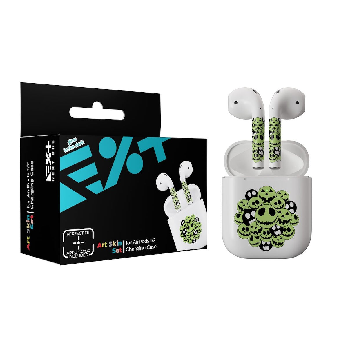 Next One ArtSkin naljepnica za Airpods 1. i 2. generacije - Glowing Halloween - iSTYLE.hr