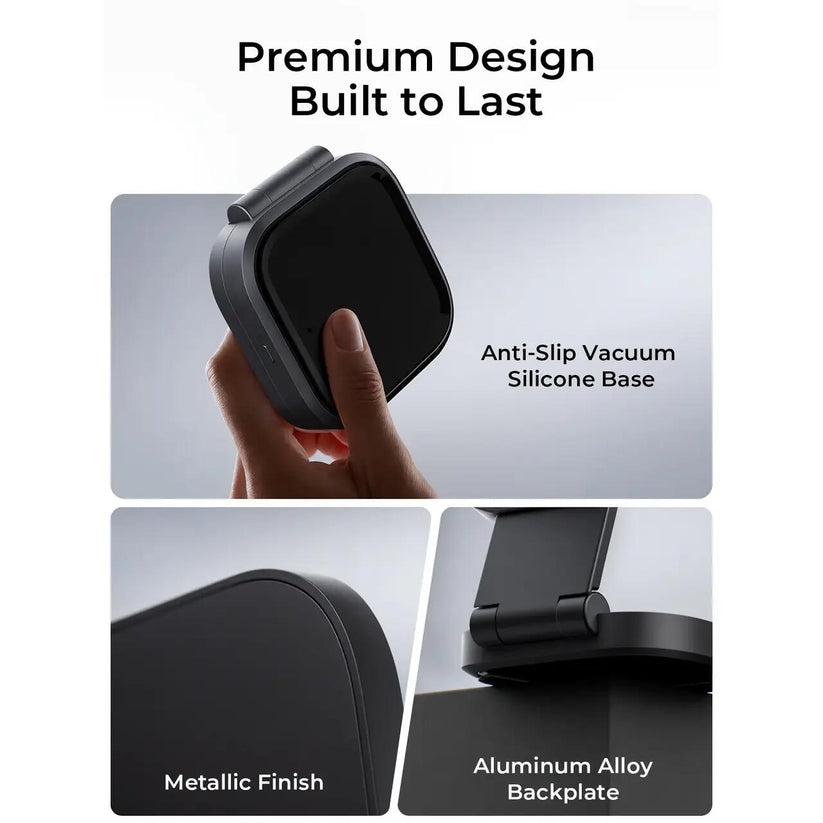 AUKEY MagFusion L 2-in-1 Foldable Qi2 Magnetic Fast Wireless Charging Station - iSTYLE.hr
