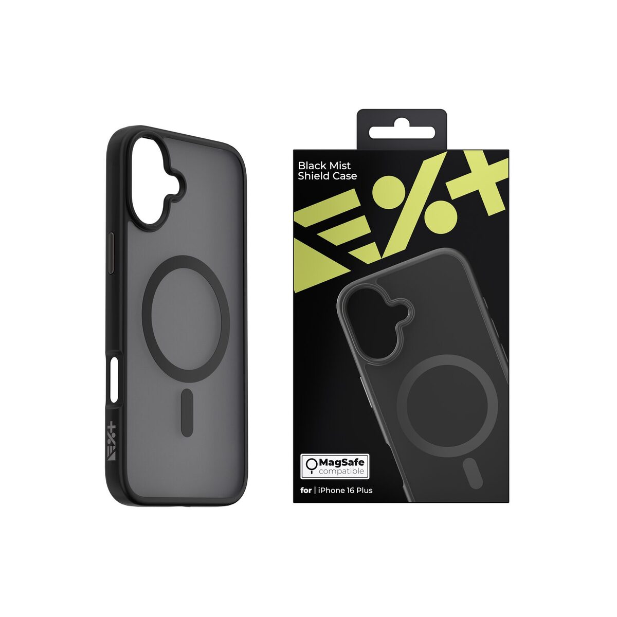 Next One Mist Shield Case za iPhone 16 Plus - Black - kompatibilan sa MagSafe