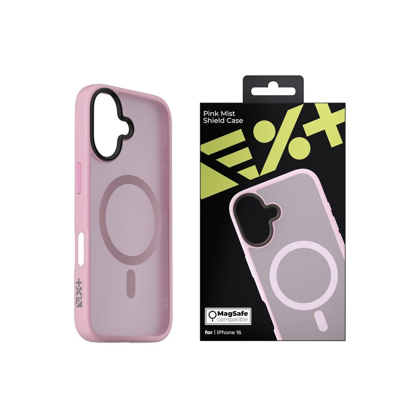 Next One Mist Shield Case za iPhone 16 - Pink - kompatibilan sa MagSafe