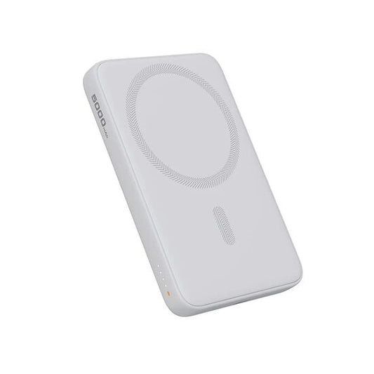 AUKEY 5000 mAh MagSafe Power Bank - Frost White - iSTYLE.hr