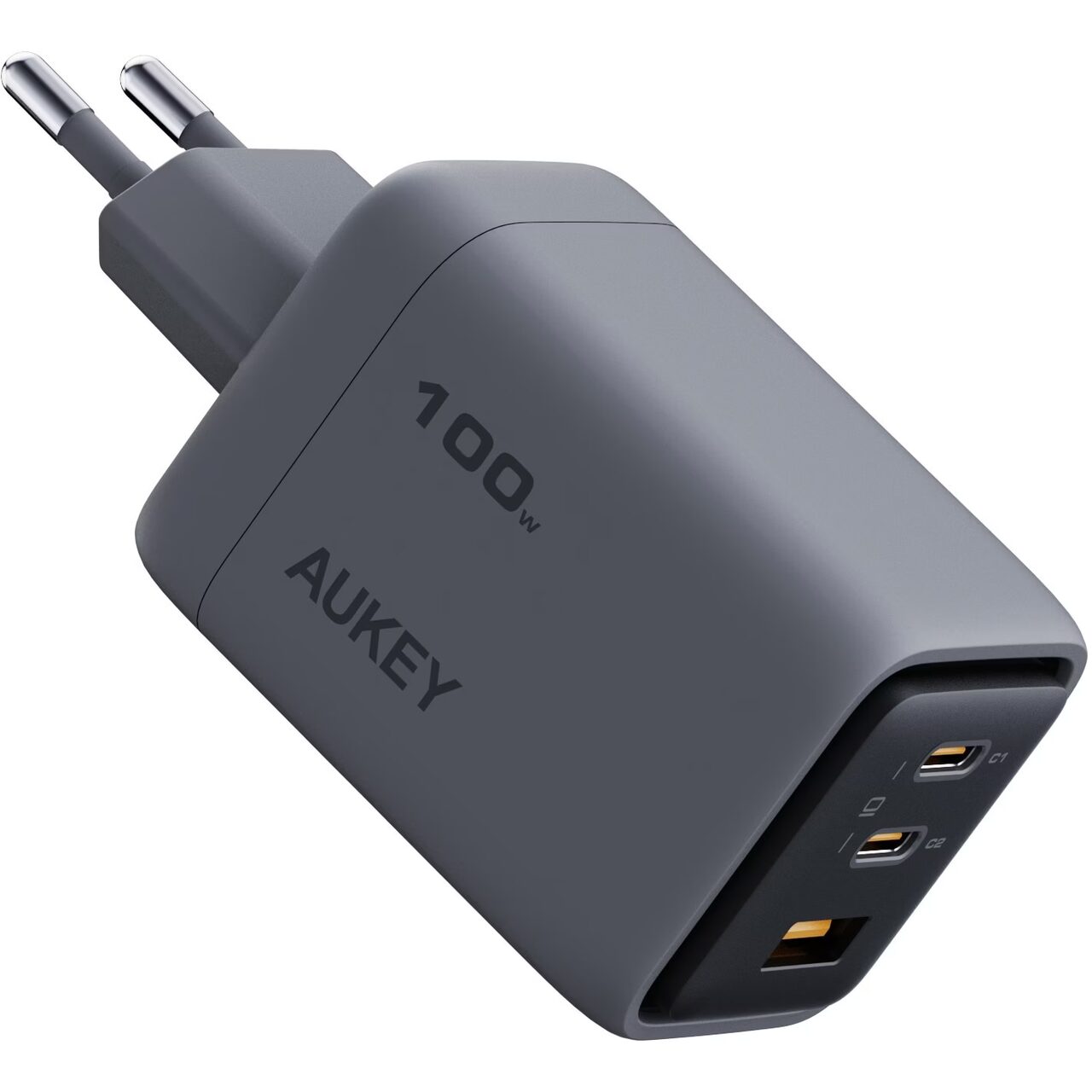 Aukey Comet Mix 3 100W PD 3-Port GaN zidni punjač s PPS-om