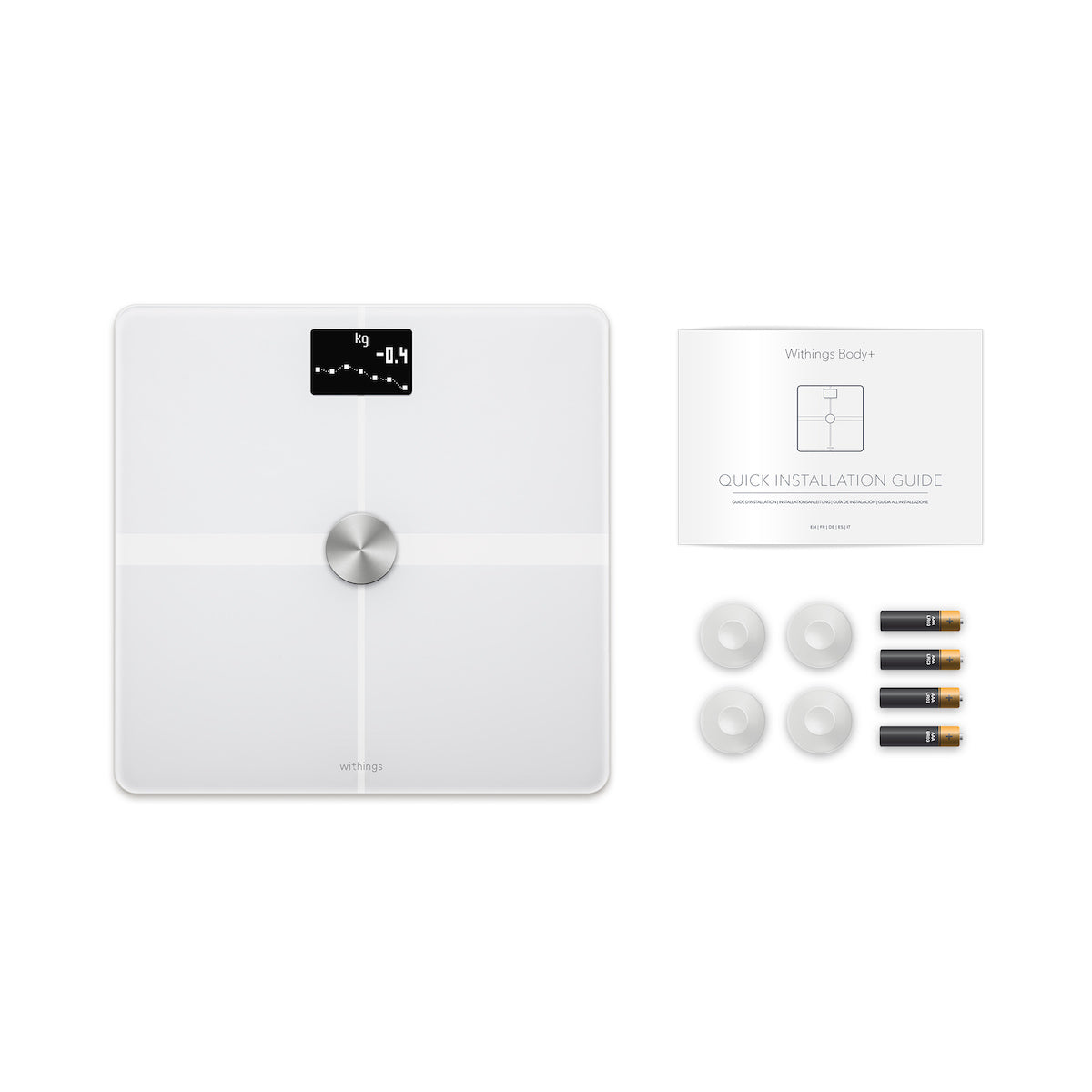 Withings Body+ Full Body Composition WiFi Scale - White