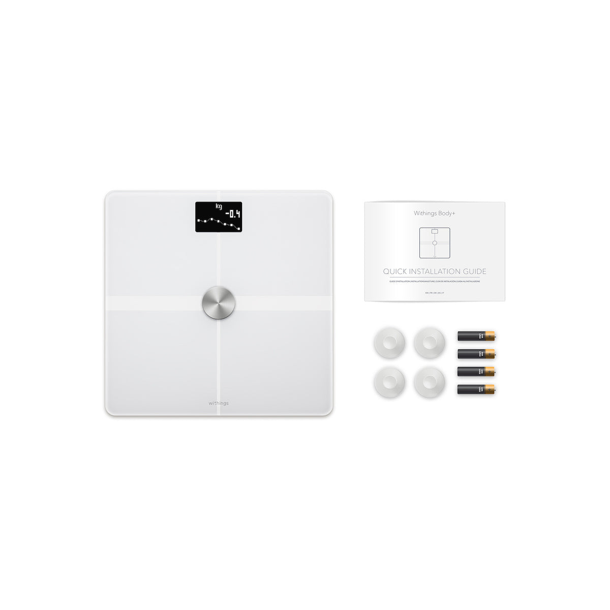 Withings Body+ Full Body Composition WiFi Scale - White