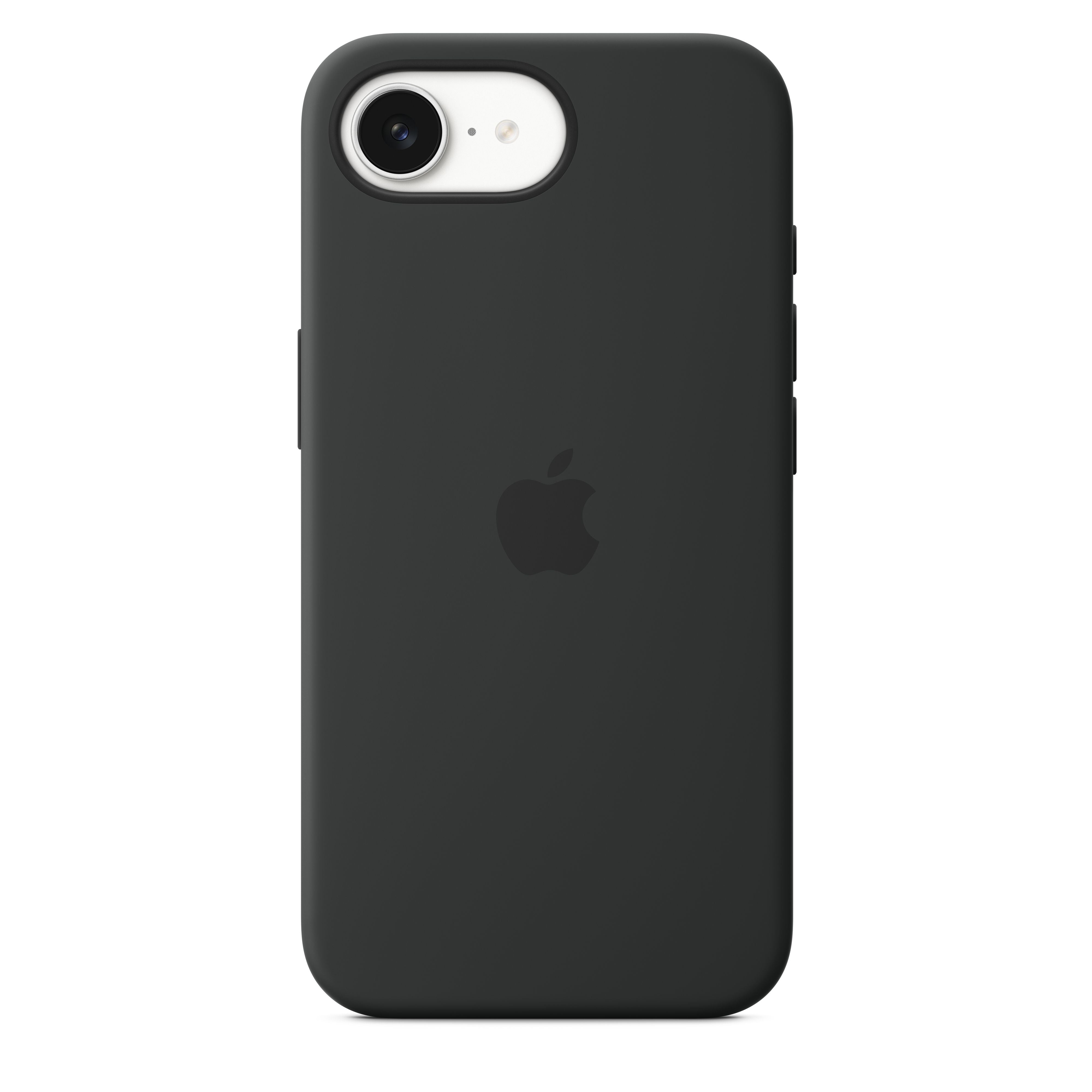 iPhone 16e silikonska maska - crna