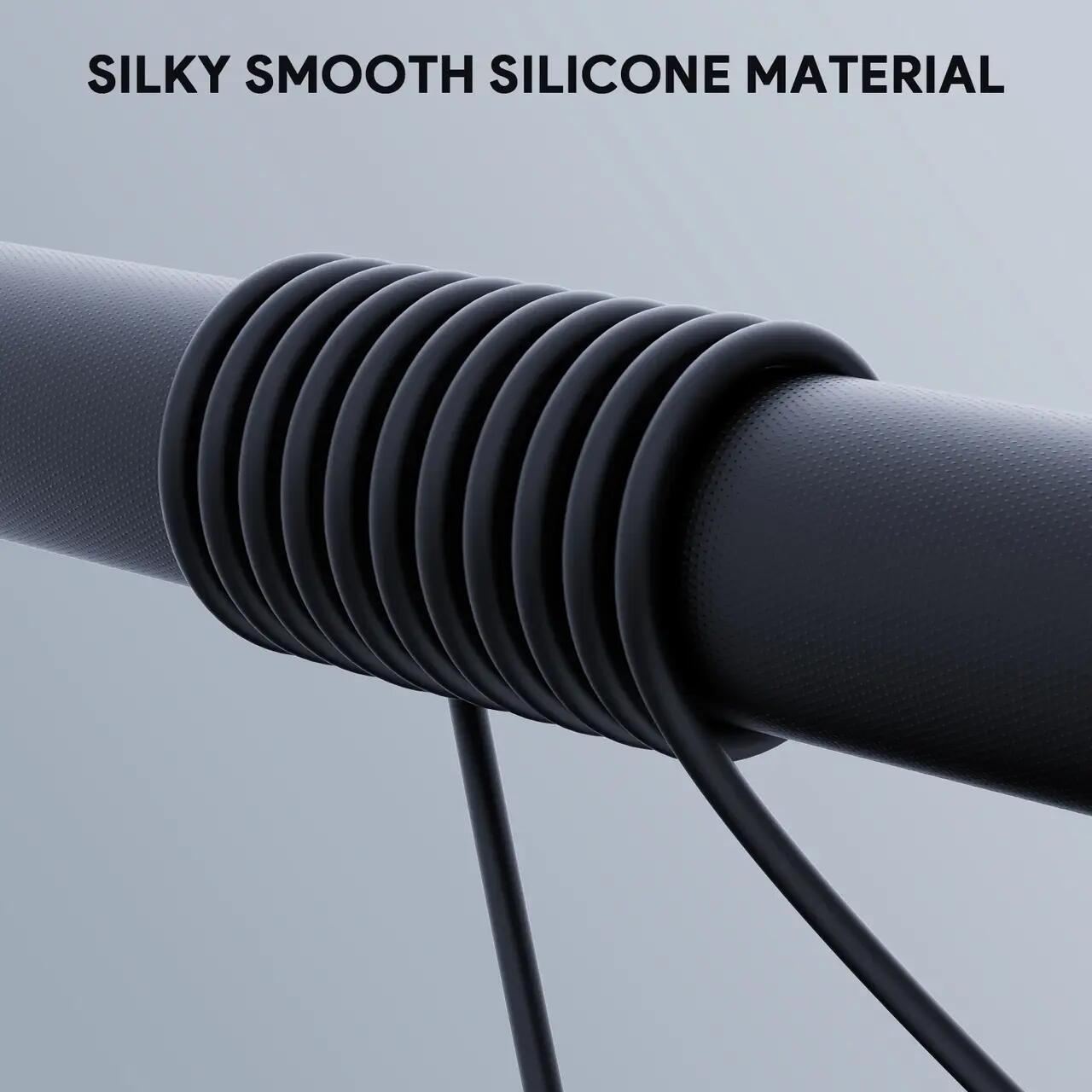 AUKEY Circlet Blink 100W Silicone USB-C to USB-C Cable 1.8m - Crni