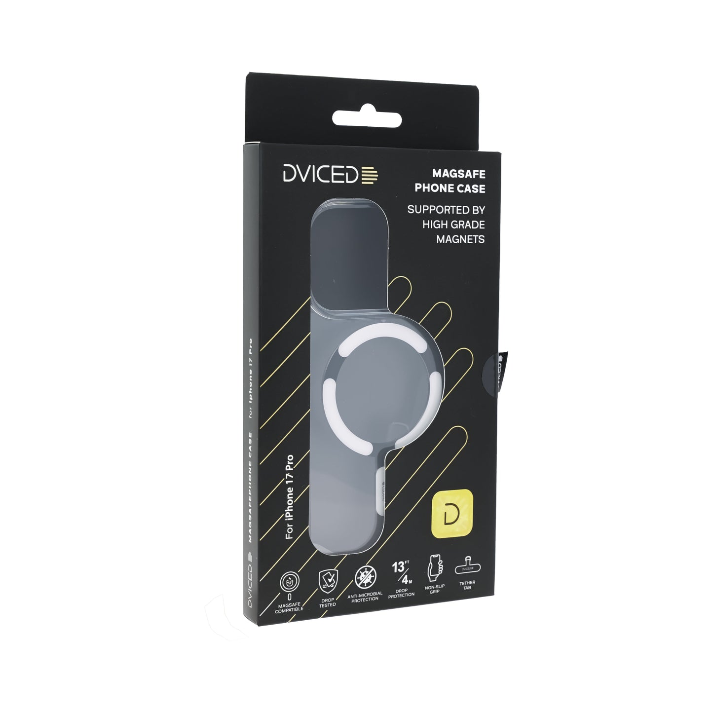 Dviced prozirna MagSafe maskica za iPhone 17 Pro - bijela