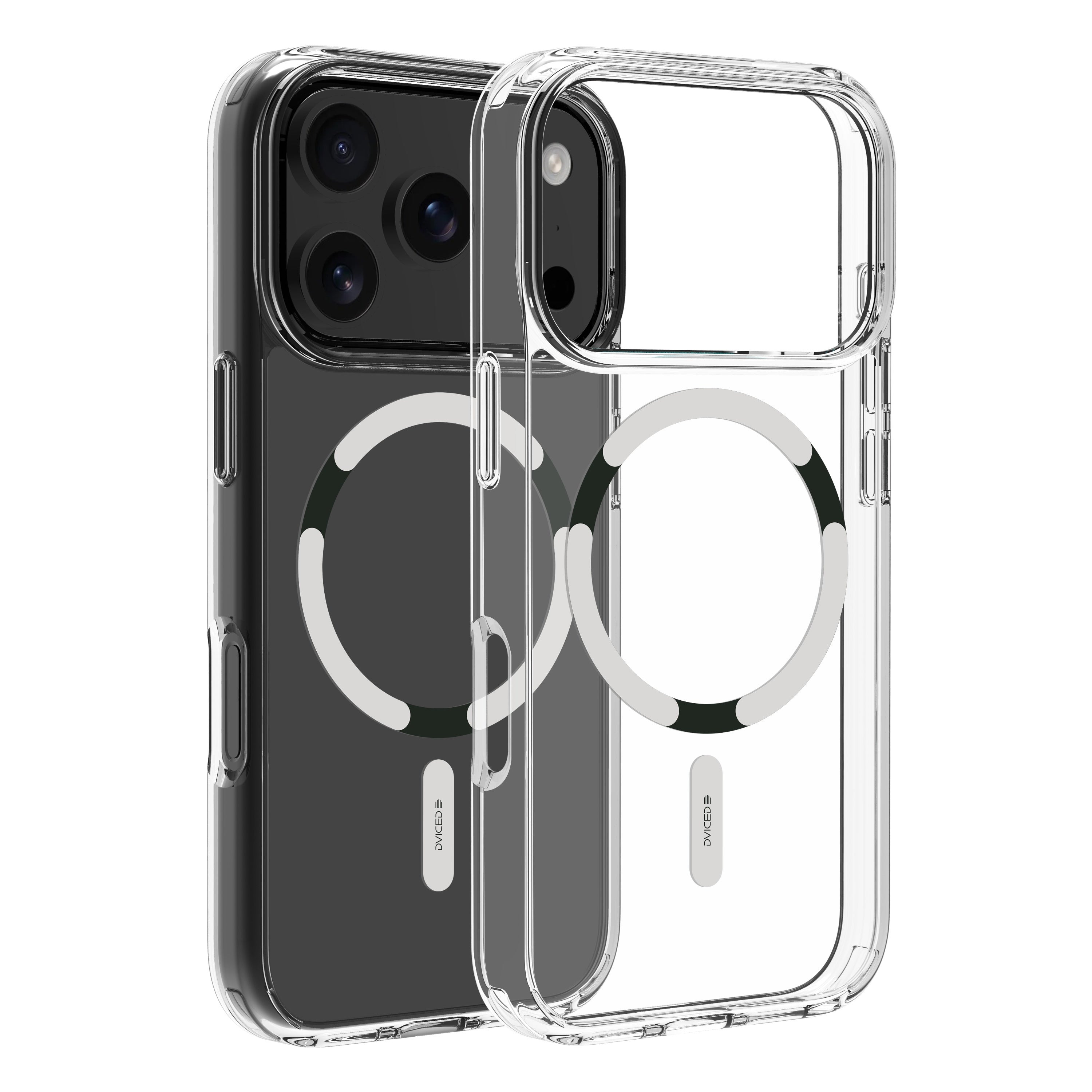 Dviced prozirna MagSafe maskica za iPhone 17 Pro bijela