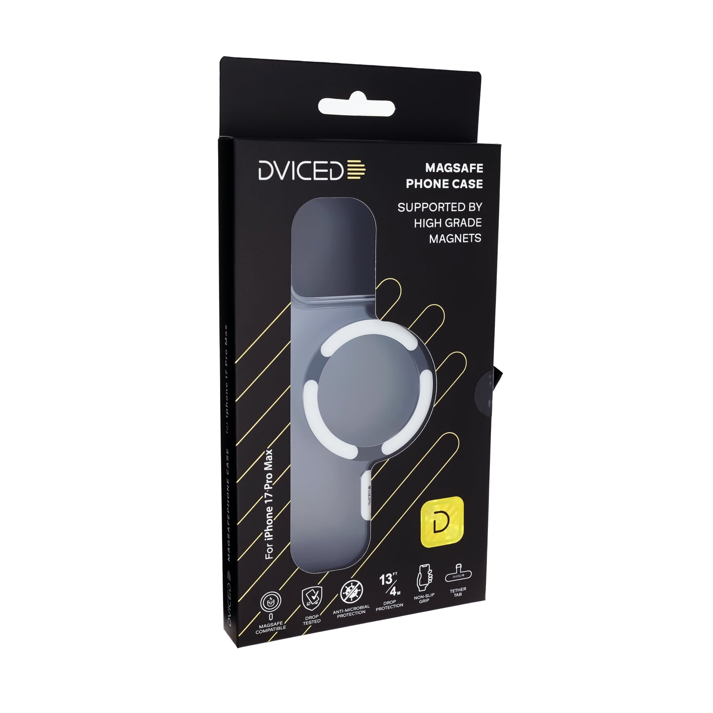 Dviced prozirna MagSafe maskica za iPhone 17 Pro Max - bijela