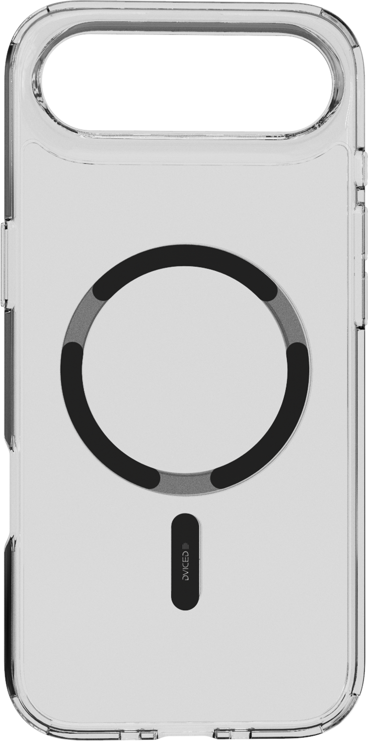Dviced prozirna MagSafe maskica za iPhone 17 Air crna