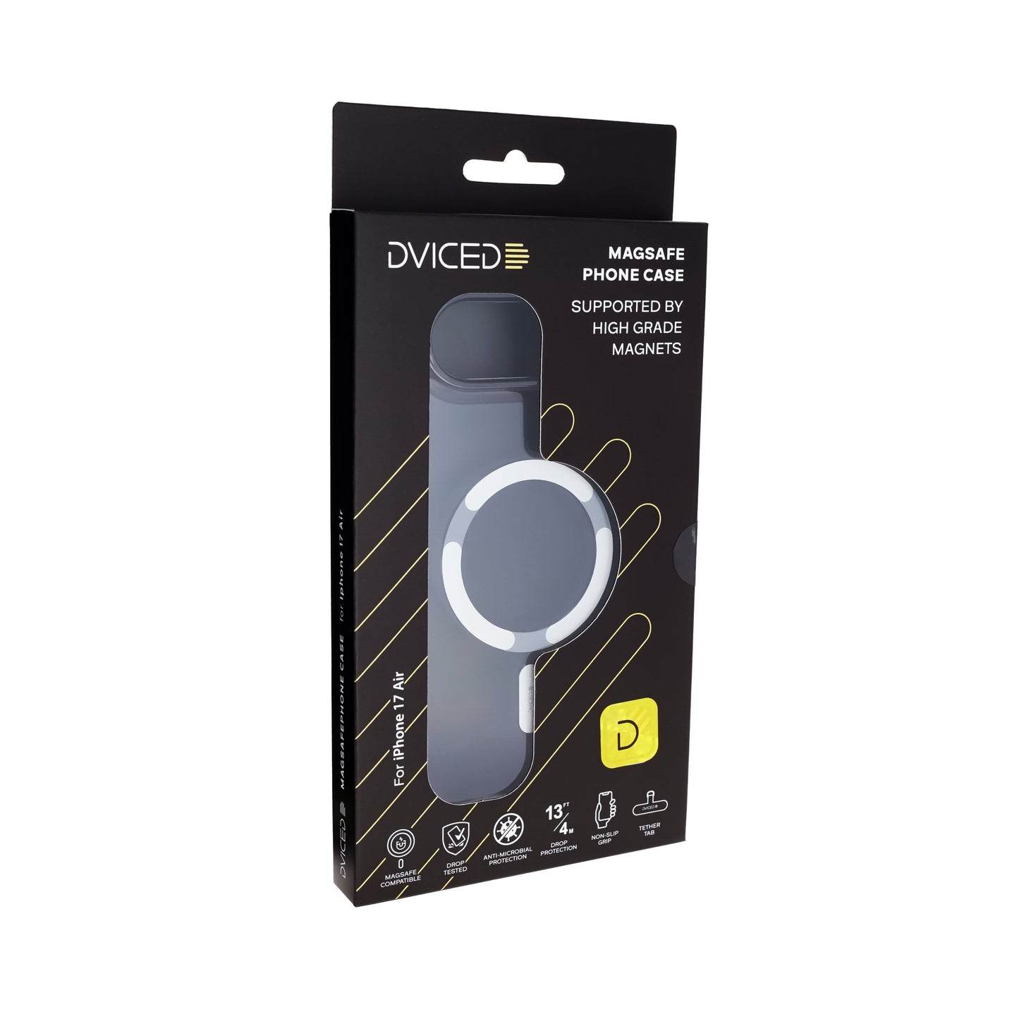 Dviced zatamnjena MagSafe maskica za iPhone 17 Air - srebrna