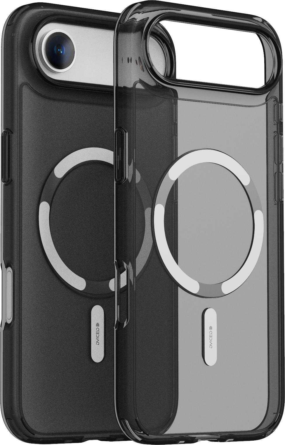 Dviced zatamnjena MagSafe maskica za iPhone 17 Air srebrna