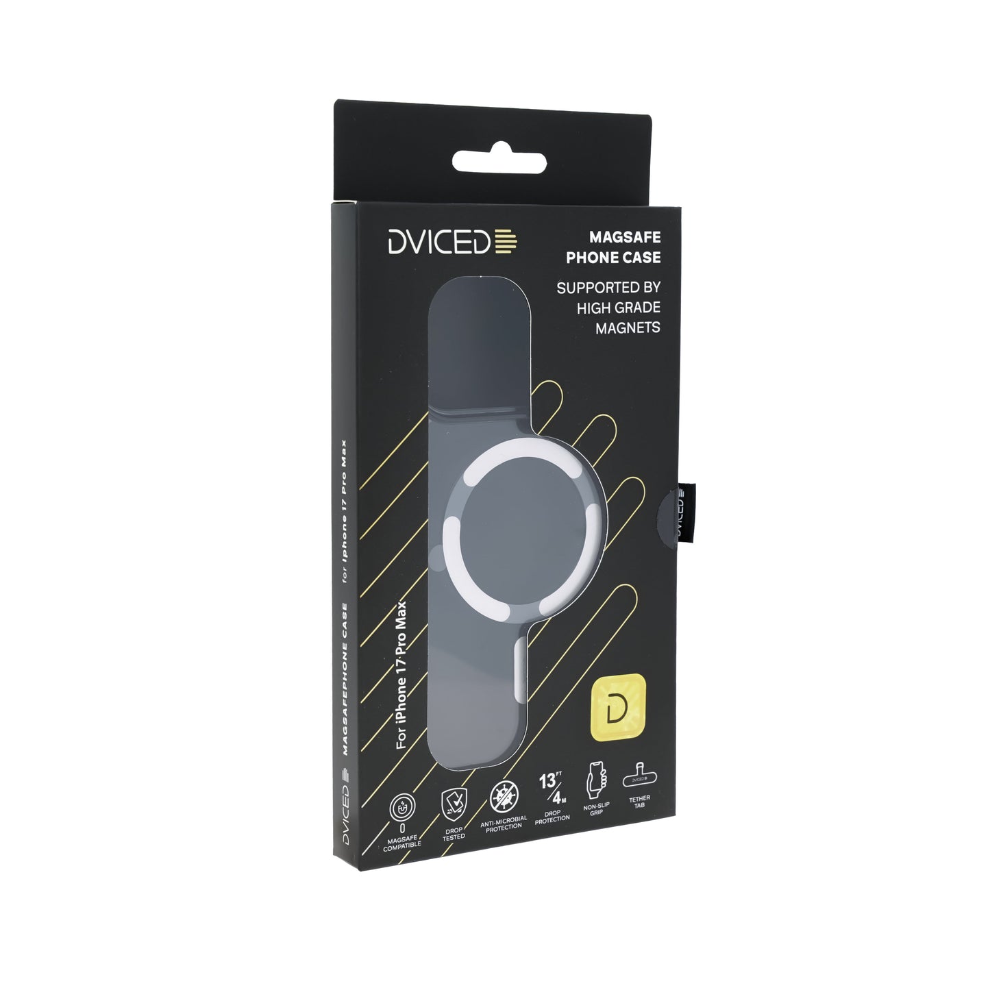 Dviced zatamnjena MagSafe maskica za iPhone 17 Pro Max - srebrna