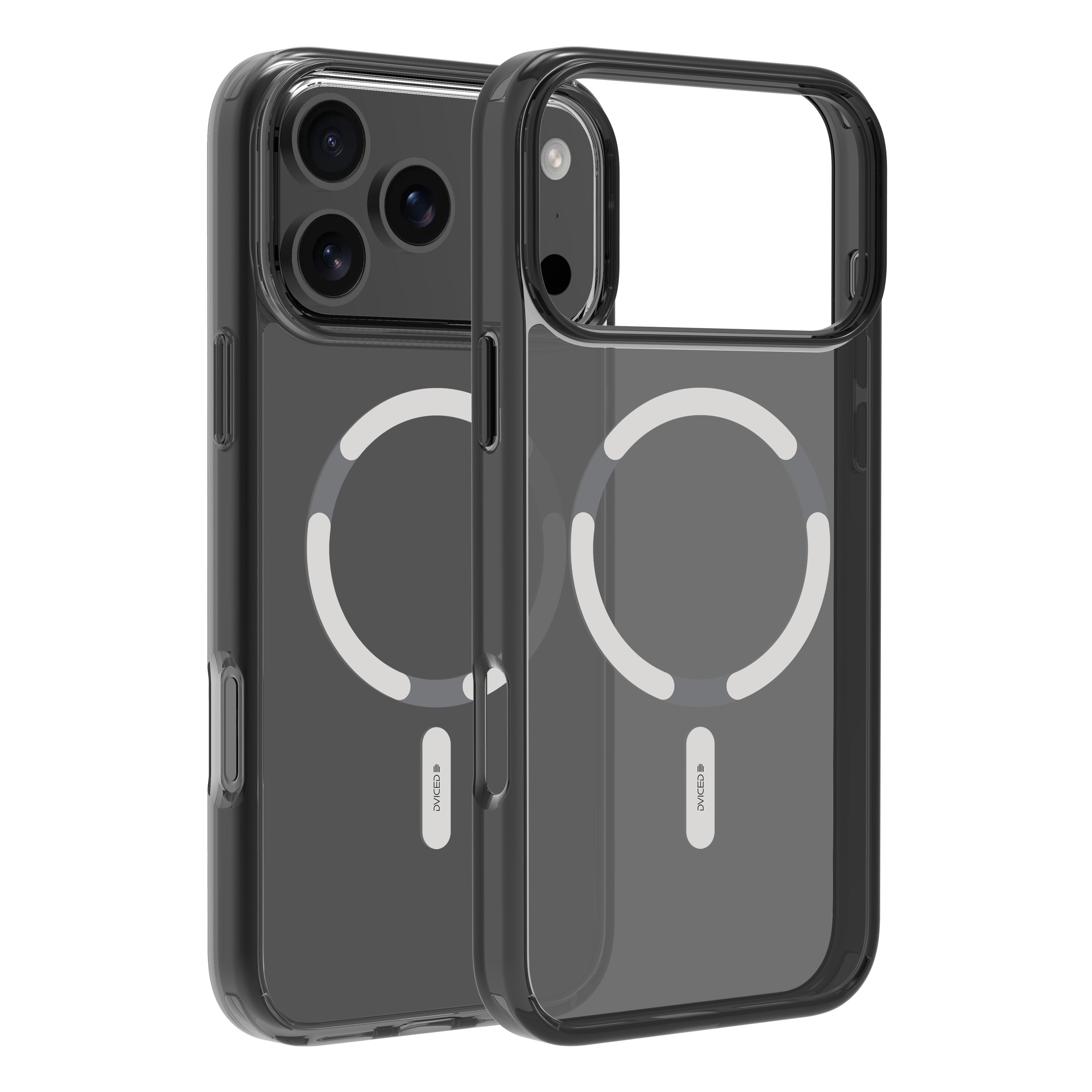 Dviced zatamnjena MagSafe maskica za iPhone 17 Pro Max srebrna
