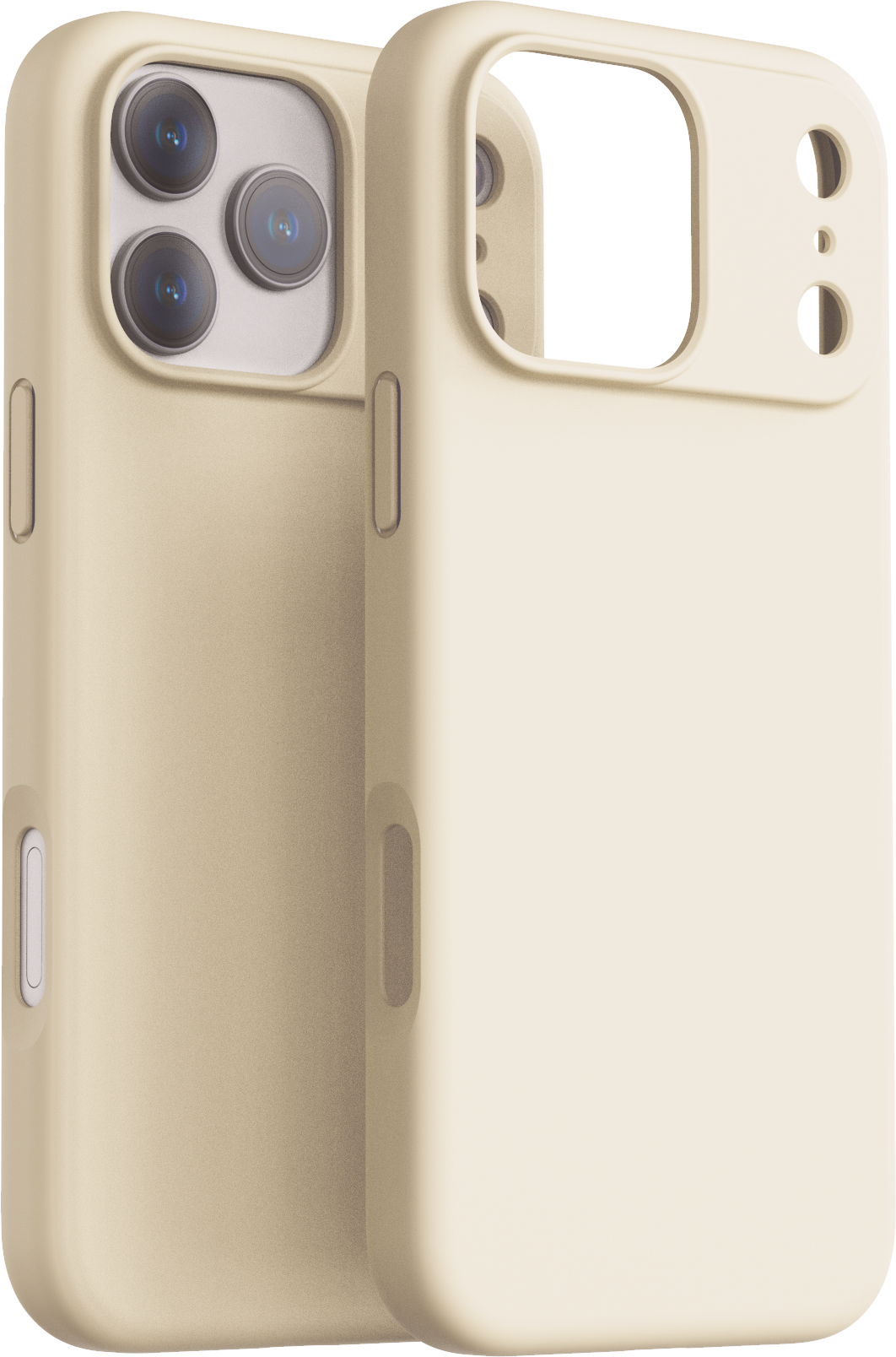 Dviced silikonska MagSafe maskica za iPhone 17 Pro Max bež