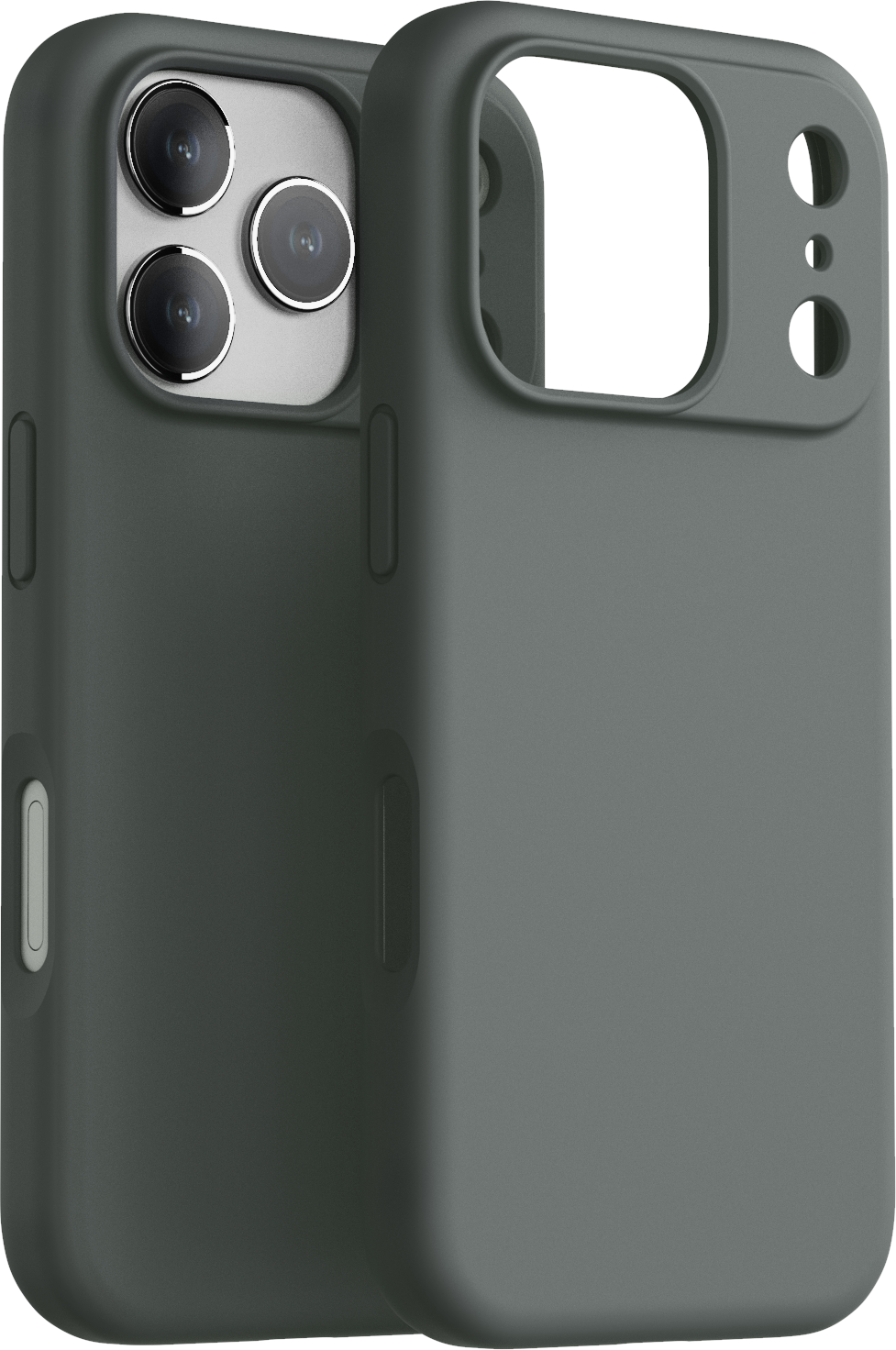 Dviced silikonska MagSafe maskica za iPhone 17 Pro - siva