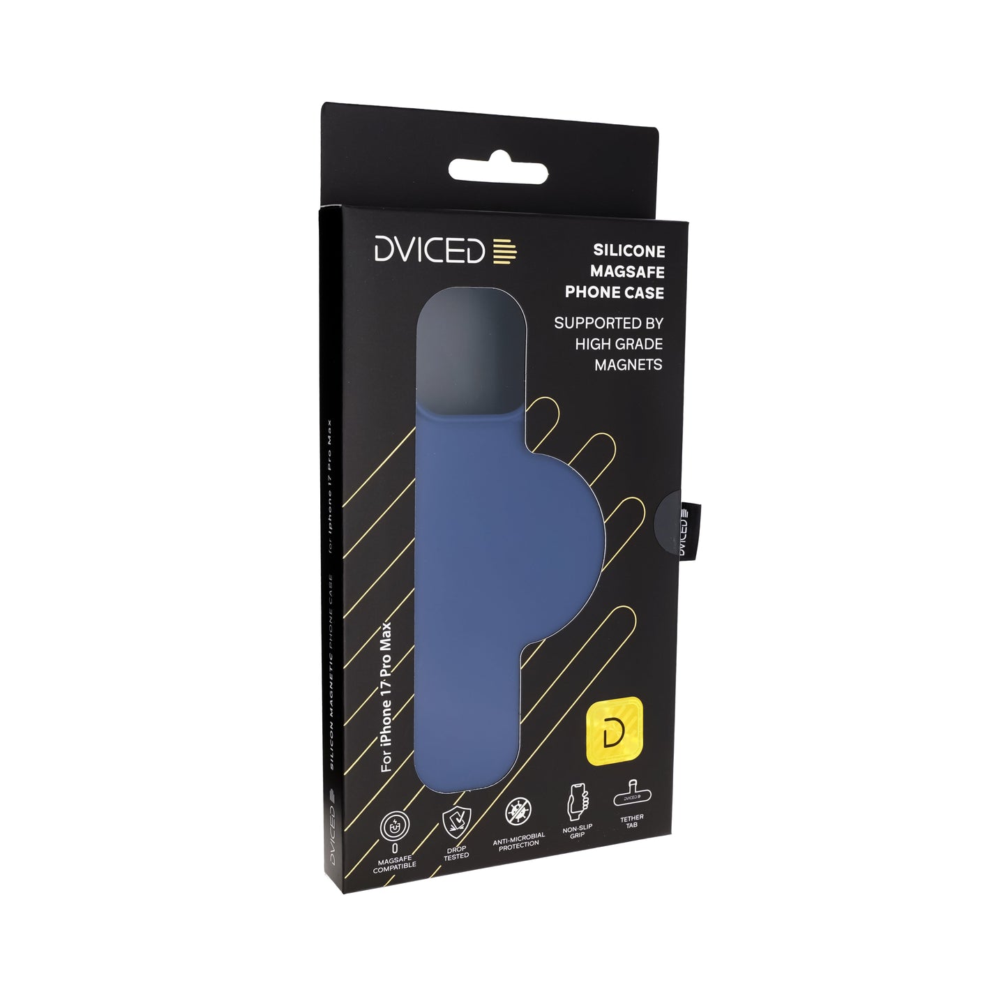 Dviced silikonska MagSafe maskica za iPhone 17 Pro Max - plava