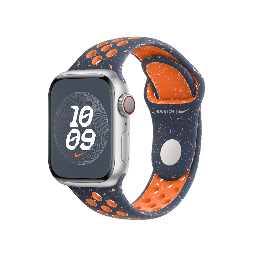 41mm Blue Flame Nike Sport Band - M/L - iSTYLE HR