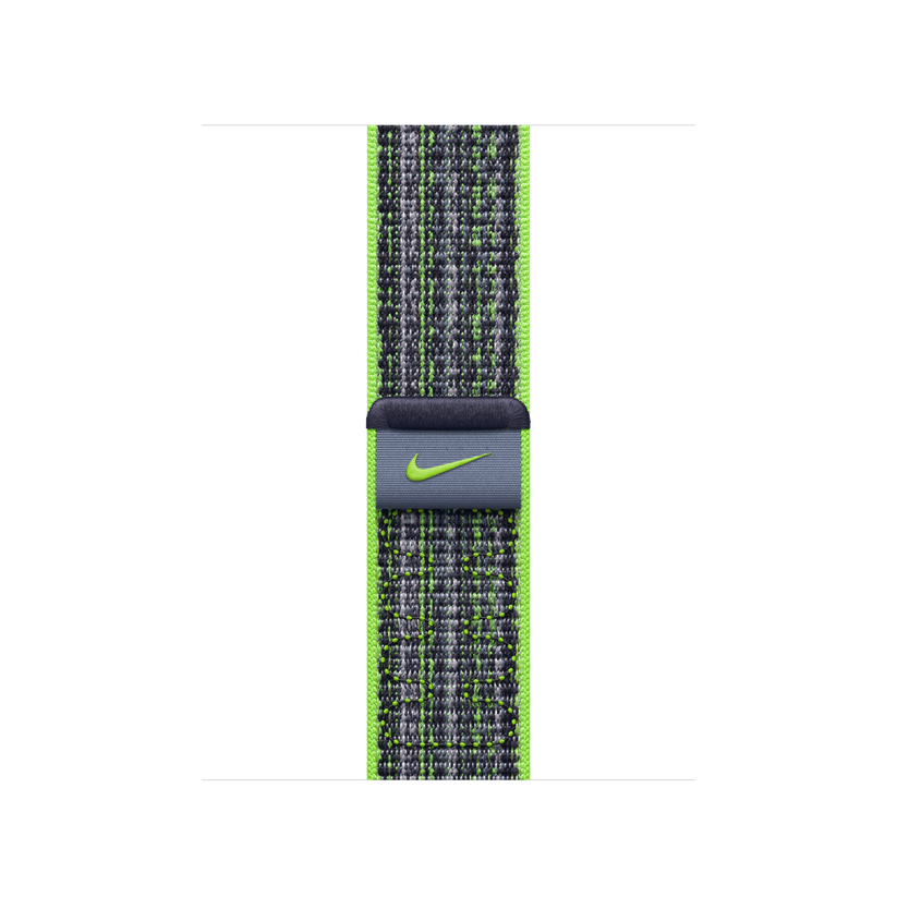 41mm Bright Green/Blue Nike Sport Loop - iSTYLE HR