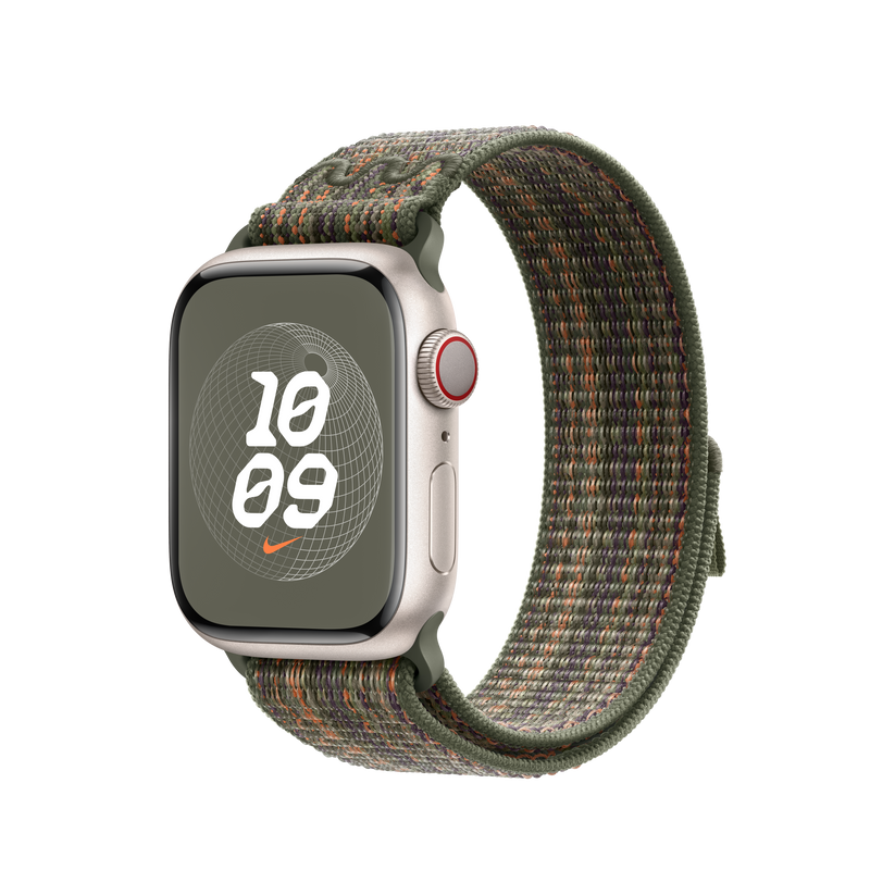 41mm Sequoia/Orange Nike Sport Loop - iSTYLE HR