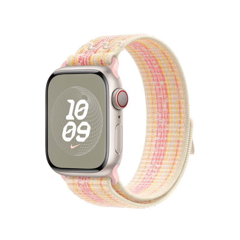 41mm Starlight/Pink Nike Sport Loop - iSTYLE HR