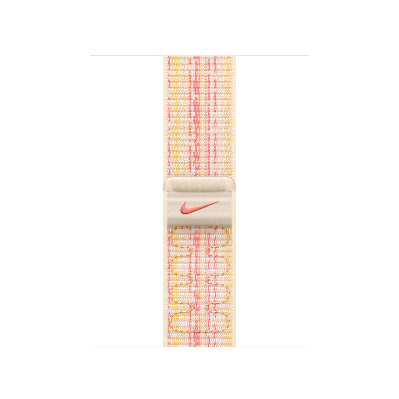 41mm Starlight/Pink Nike Sport Loop - iSTYLE HR