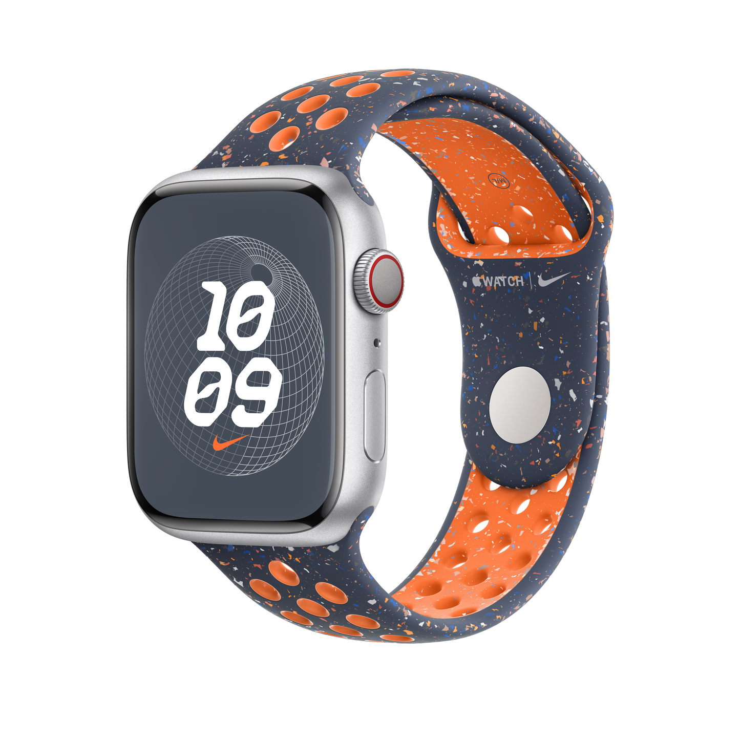 45mm Blue Flame Nike Sport Band - M/L - iSTYLE HR