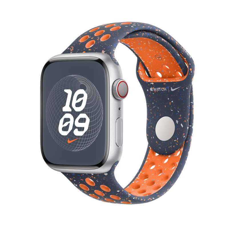 45mm Blue Flame Nike Sport Band - M/L - iSTYLE HR