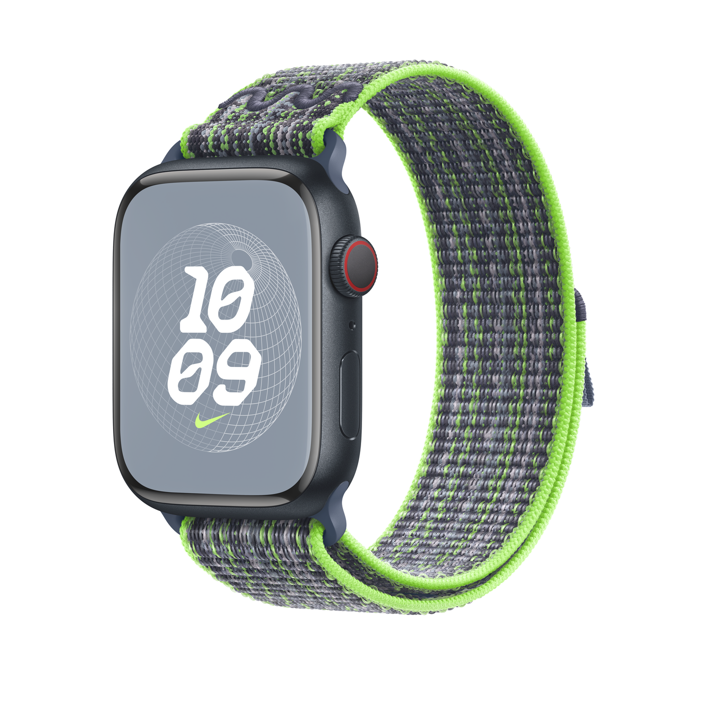 45mm Bright Green/Blue Nike Sport Loop - iSTYLE HR