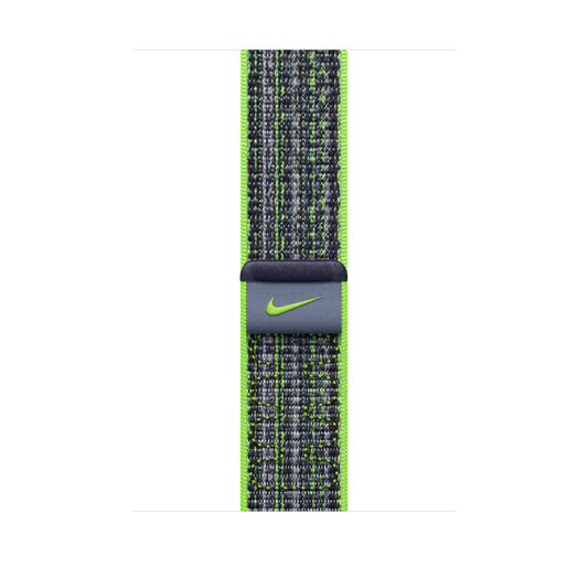 45mm Bright Green/Blue Nike Sport Loop - iSTYLE HR