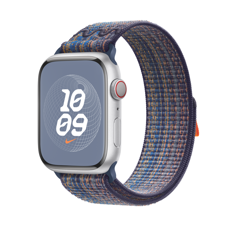 45mm Game Royal/Orange Nike Sport Loop - iSTYLE HR