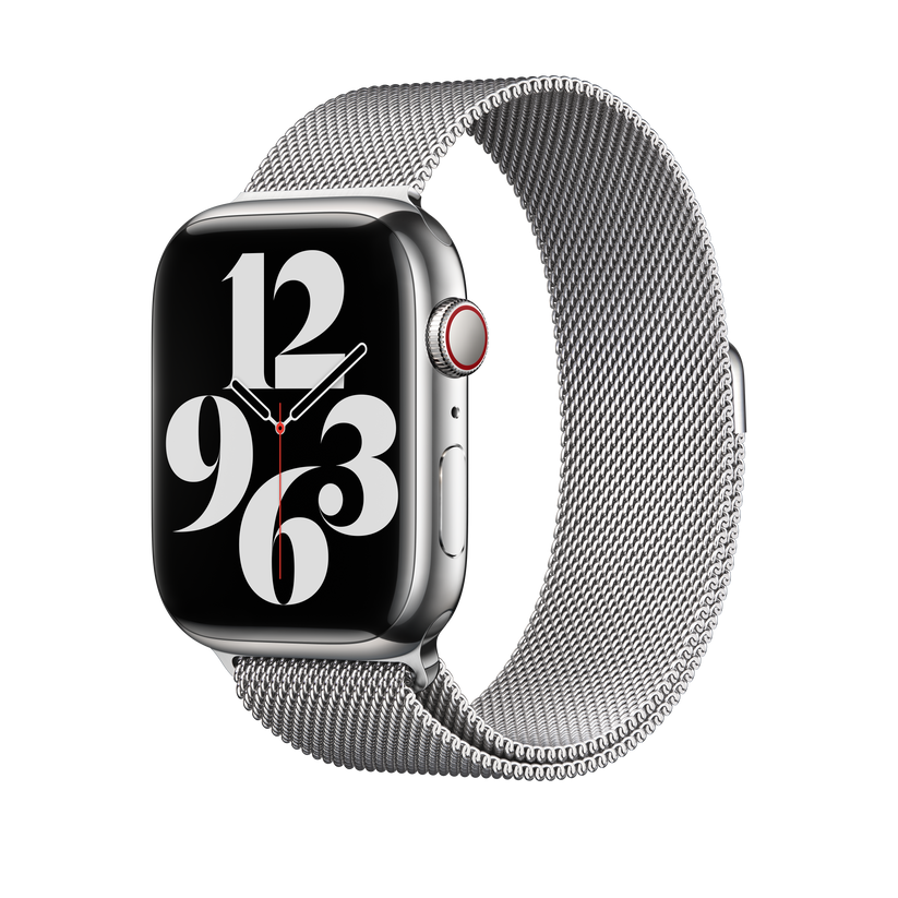 45mm Silver Milanese Loop - iSTYLE HR