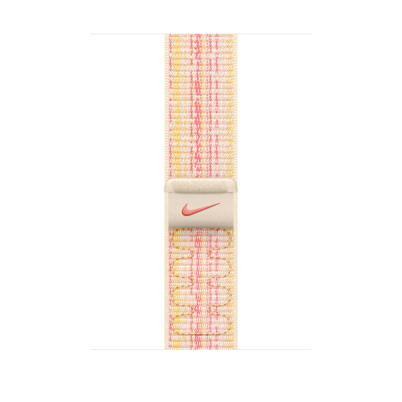 45mm Starlight/Pink Nike Sport Loop - iSTYLE HR