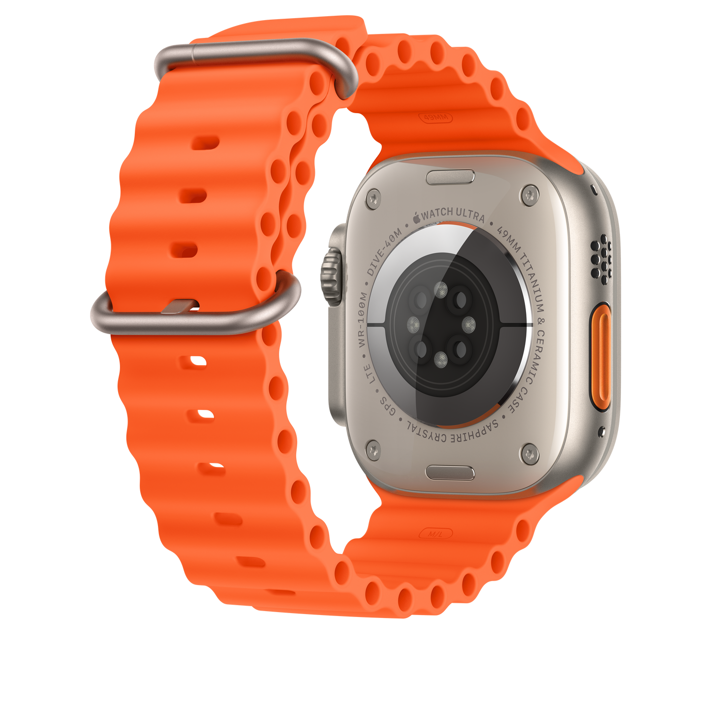 49mm Orange Ocean Band - iSTYLE HR