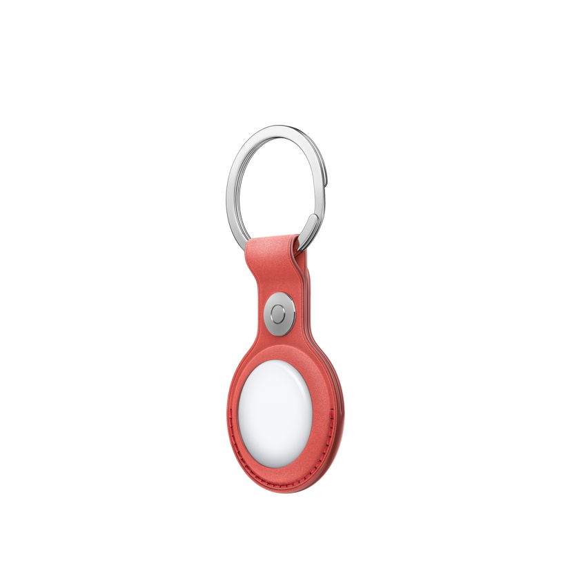 AirTag FineWoven Key Ring - Coral - iSTYLE HR