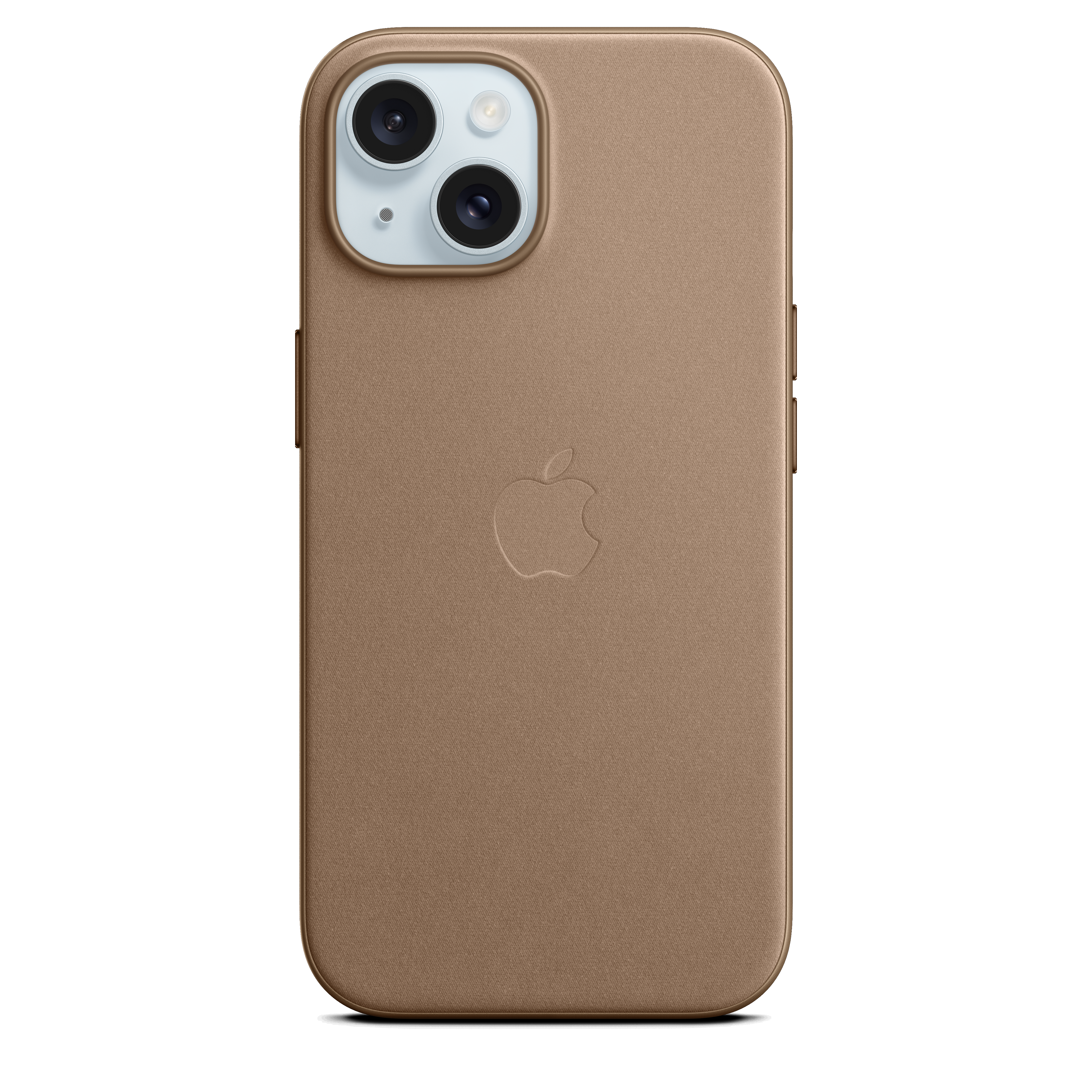 Apple FineWoven maskica s MagSafe za iPhone15 sivo smeđa
