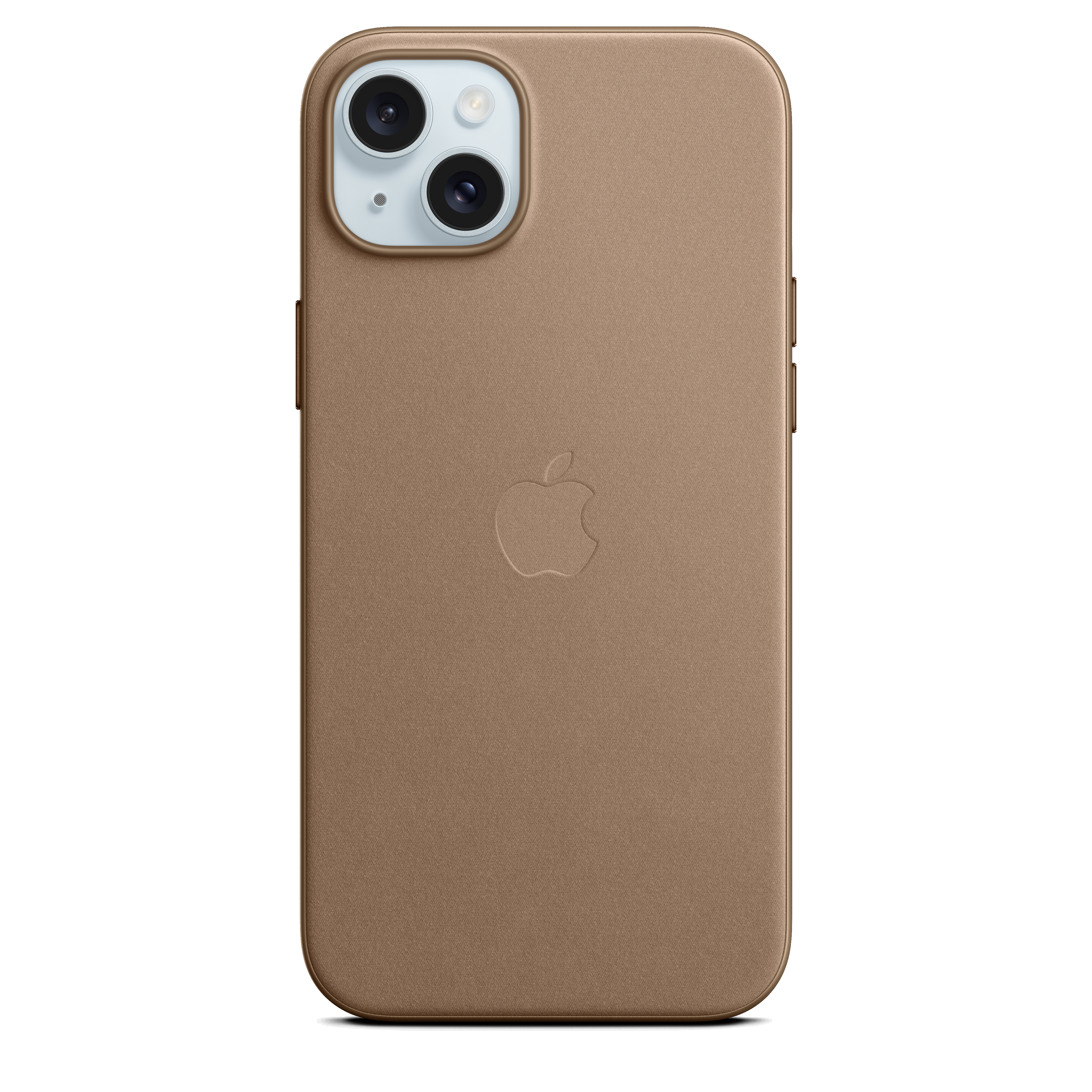 Apple FineWoven maskica s MagSafe za iPhone15 plus sivo smeđa