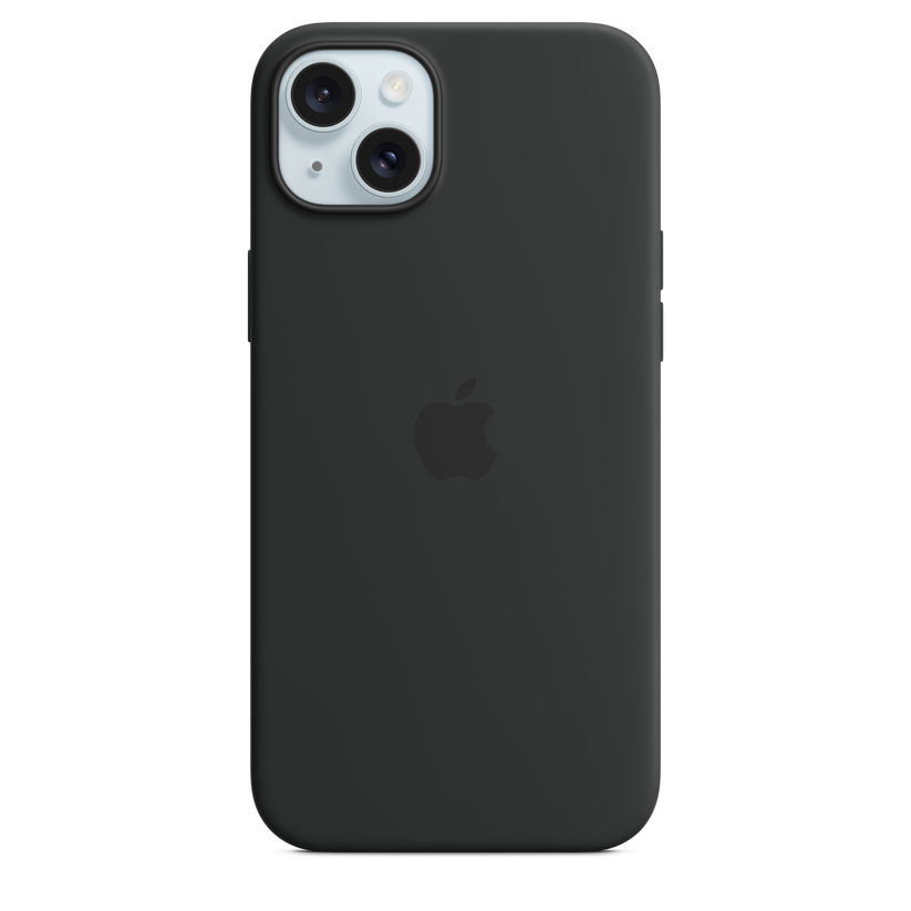 iPhone 15 Plus Silicone Case with MagSafe - Black - iSTYLE HR