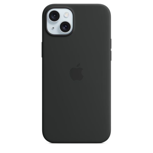 iPhone 15 Plus Silicone Case with MagSafe - Black - iSTYLE HR