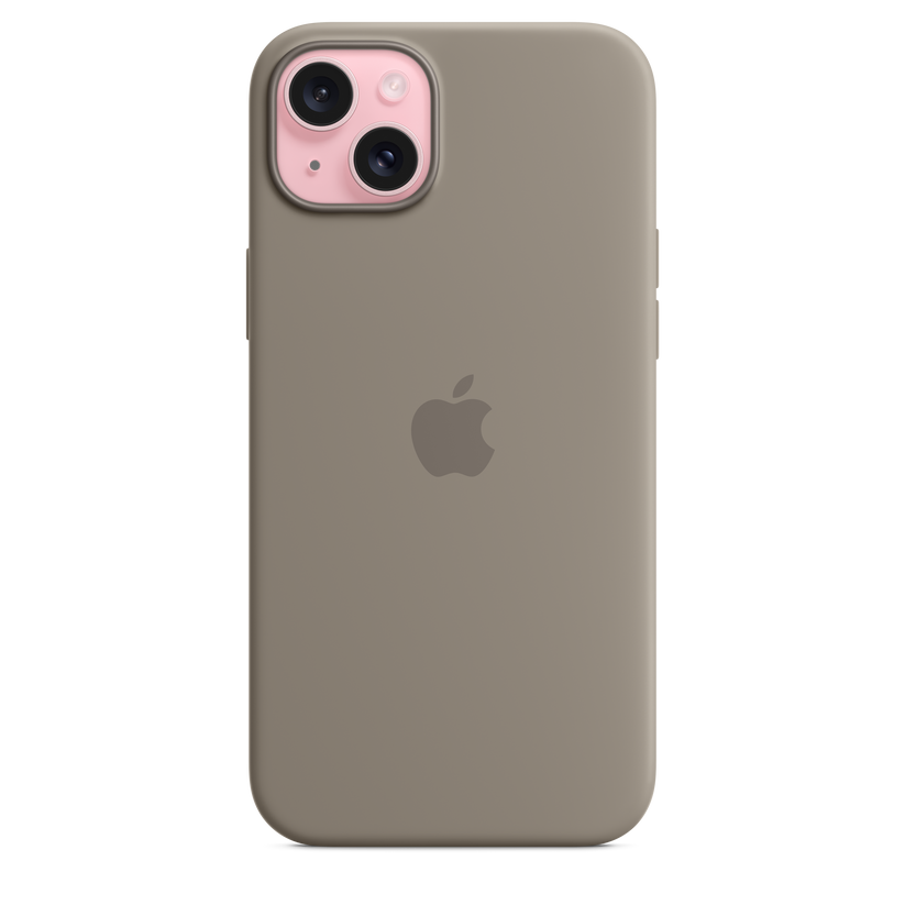 iPhone 15 Plus Silicone Case with MagSafe - Clay - iSTYLE HR