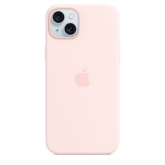 iPhone 15 Plus Silicone Case with MagSafe - Light Pink - iSTYLE HR