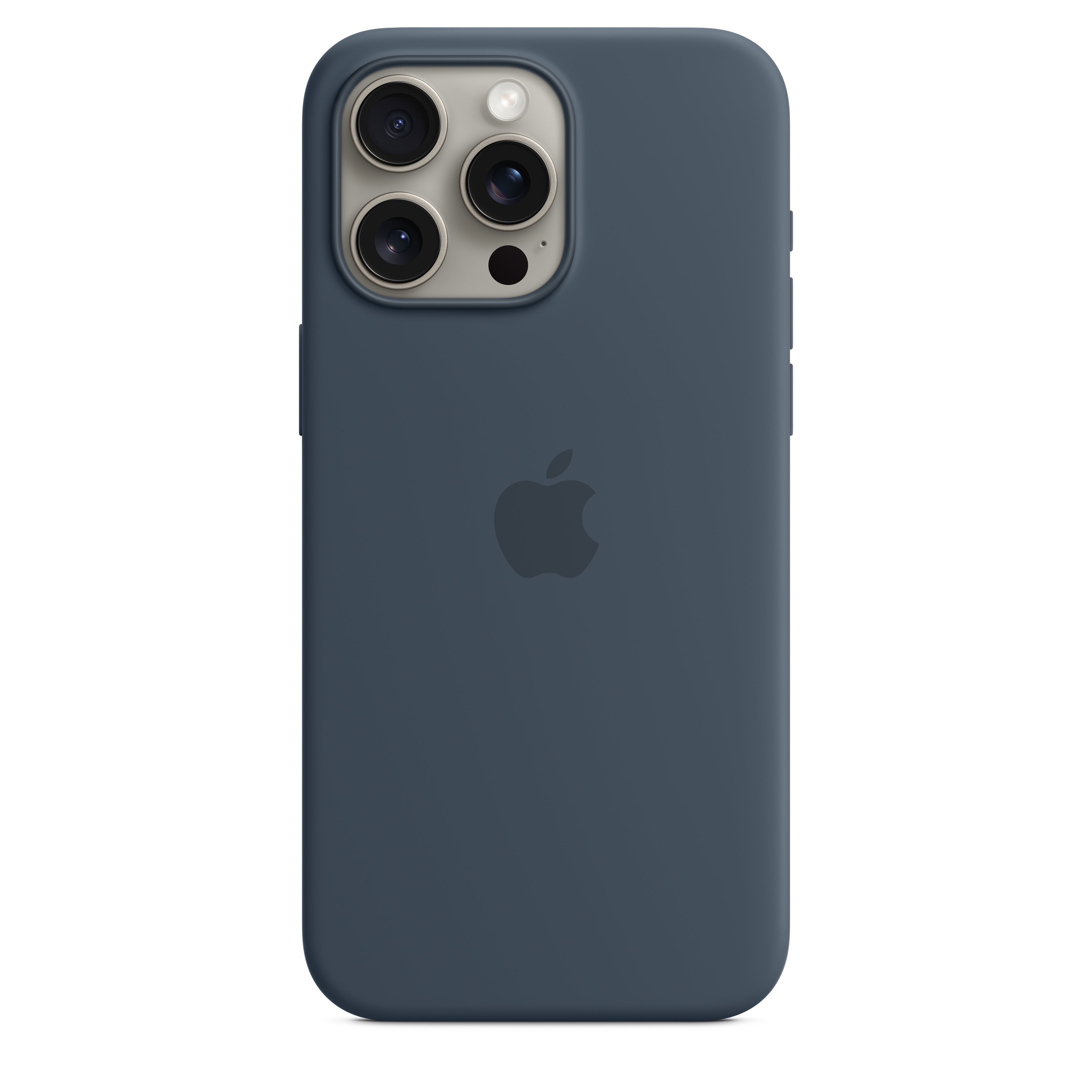 Silikonska maskica s MagSafe za iPhone 15 Pro Max - olujno plavo