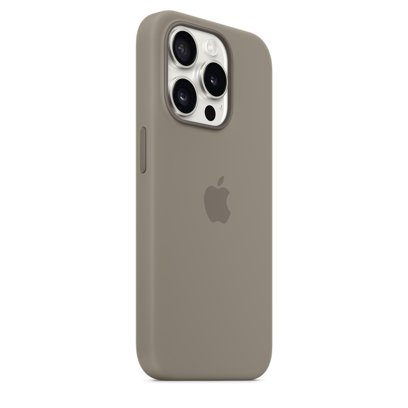 iPhone 15 Pro Silicone Case with MagSafe - Clay - iSTYLE HR