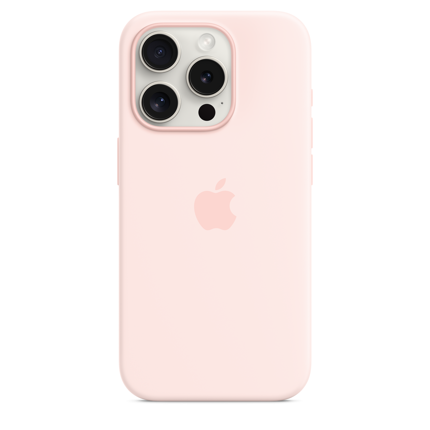 iPhone 15 Pro Silicone Case with MagSafe - Light Pink - iSTYLE HR