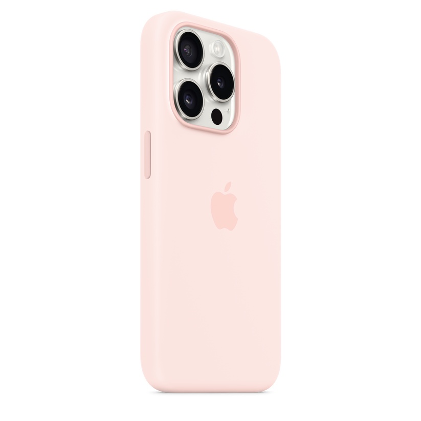 iPhone 15 Pro Silicone Case with MagSafe - Light Pink - iSTYLE HR