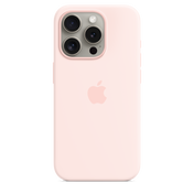 iPhone 15 Pro Silicone Case with MagSafe - Light Pink - iSTYLE HR